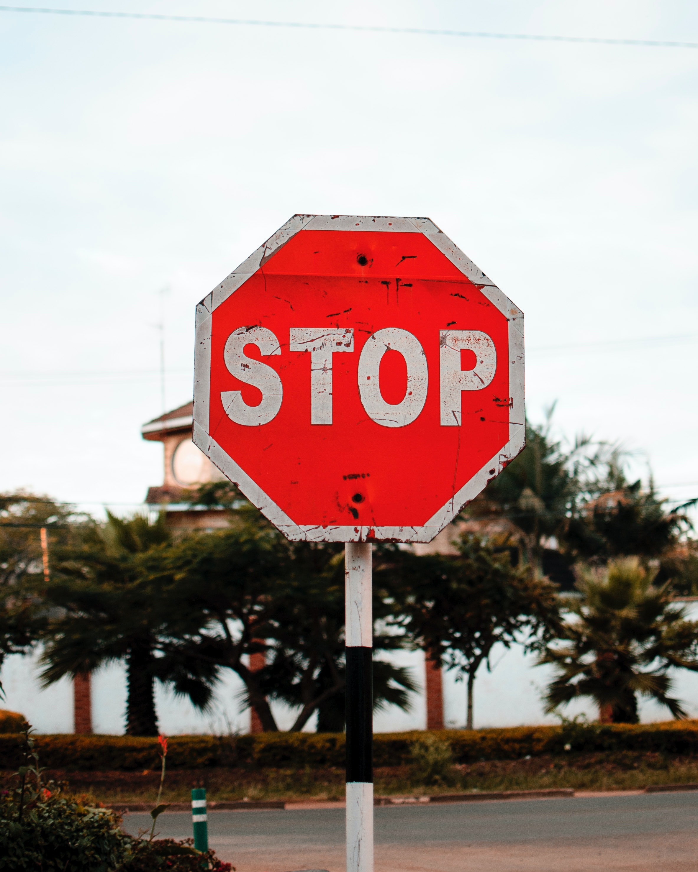 stop signs for road test